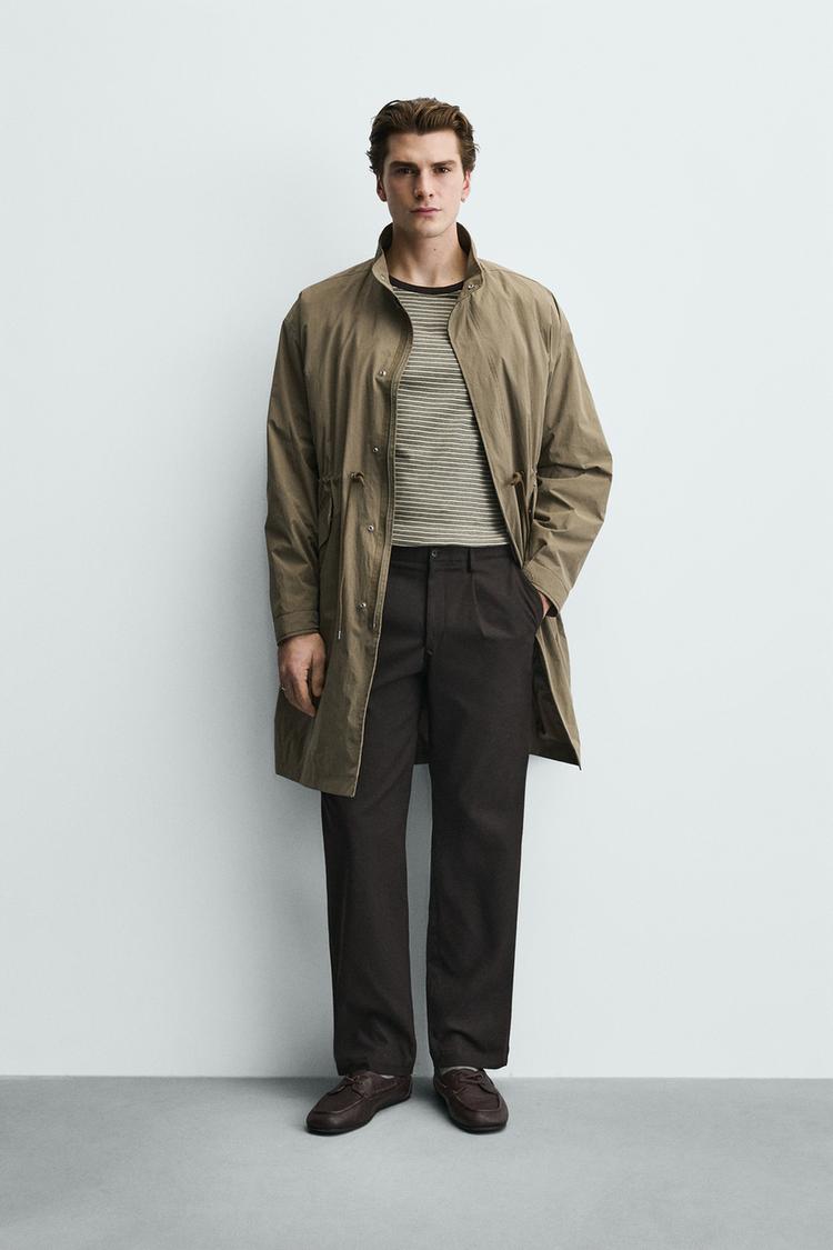 PLEATED TEXTURED PANTS - Zara product image