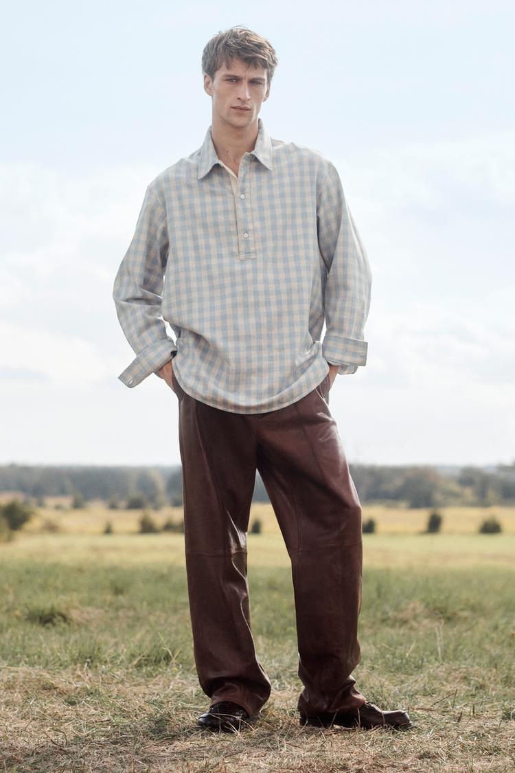 LIMITED EDITION PLAID POLO SHIRT