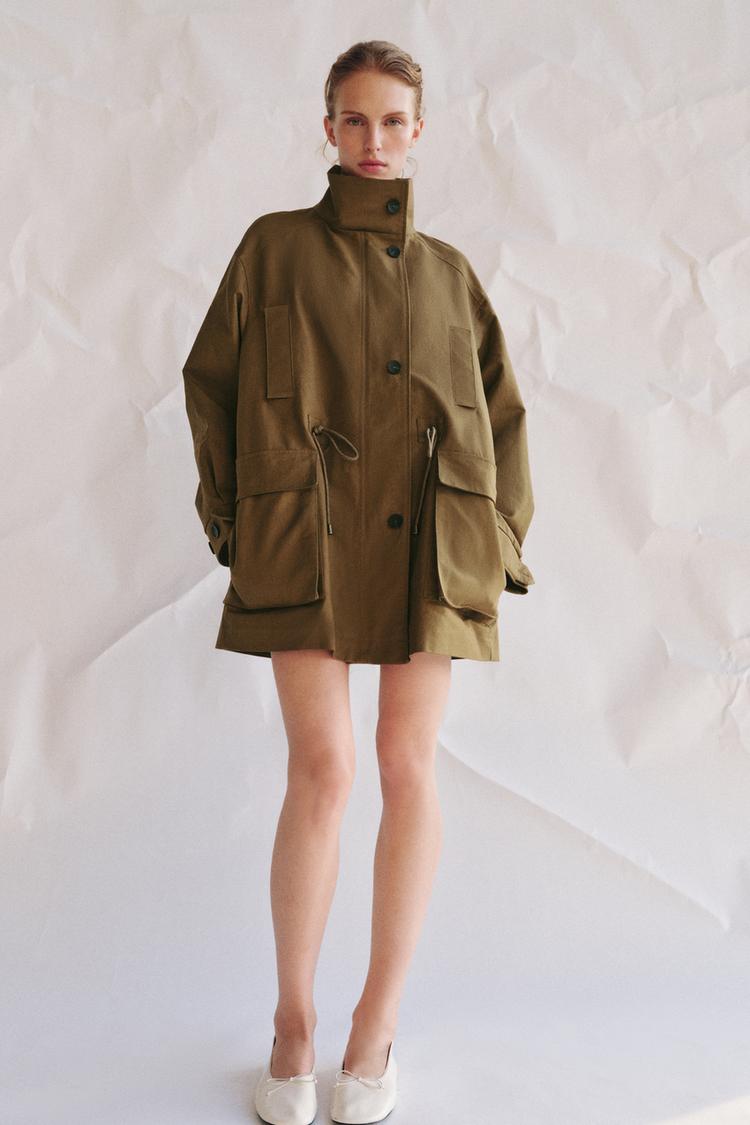 OVERSIZED PARKA ZW COLLECTION - Zara product image