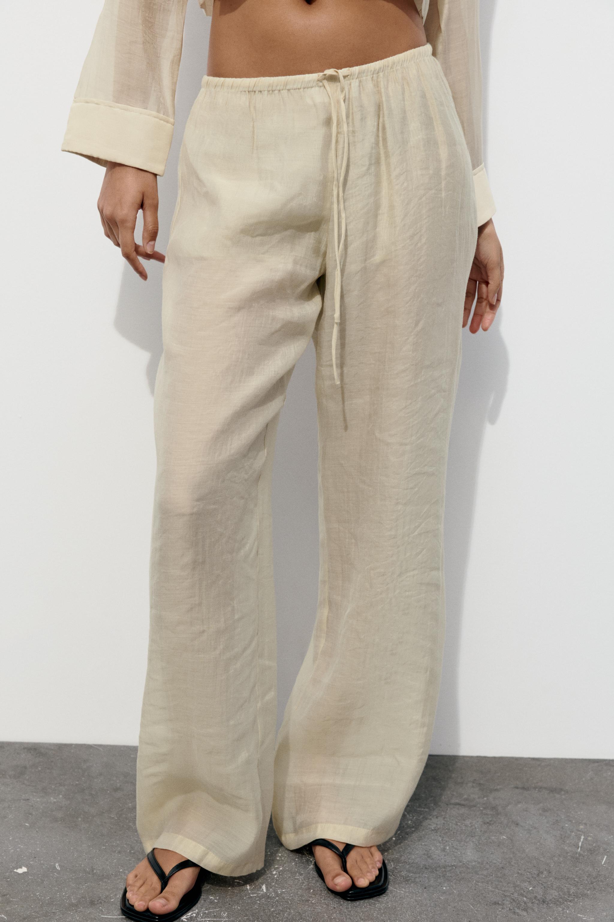 SEMI-SHEER PAJAMA PANTS