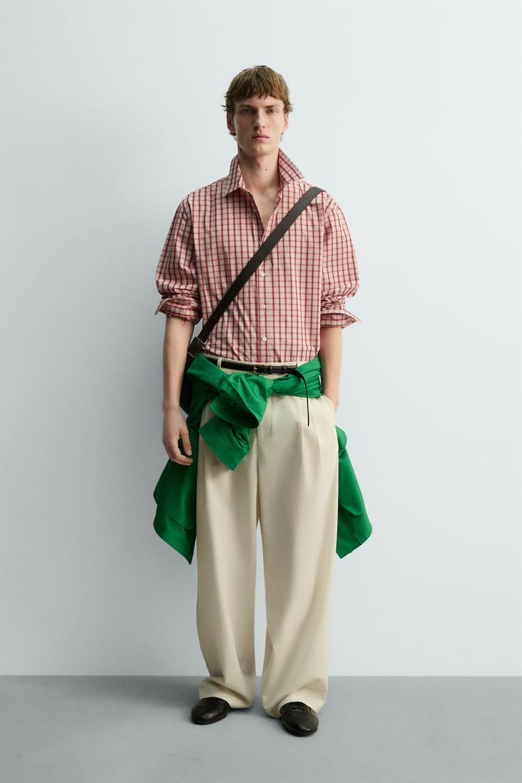 LIMITED EDITION PLAID RELAXED FIT SHIRT - Zara product image