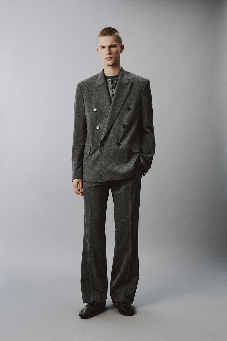 PINSTRIPE SUIT PANTS - Zara product image
