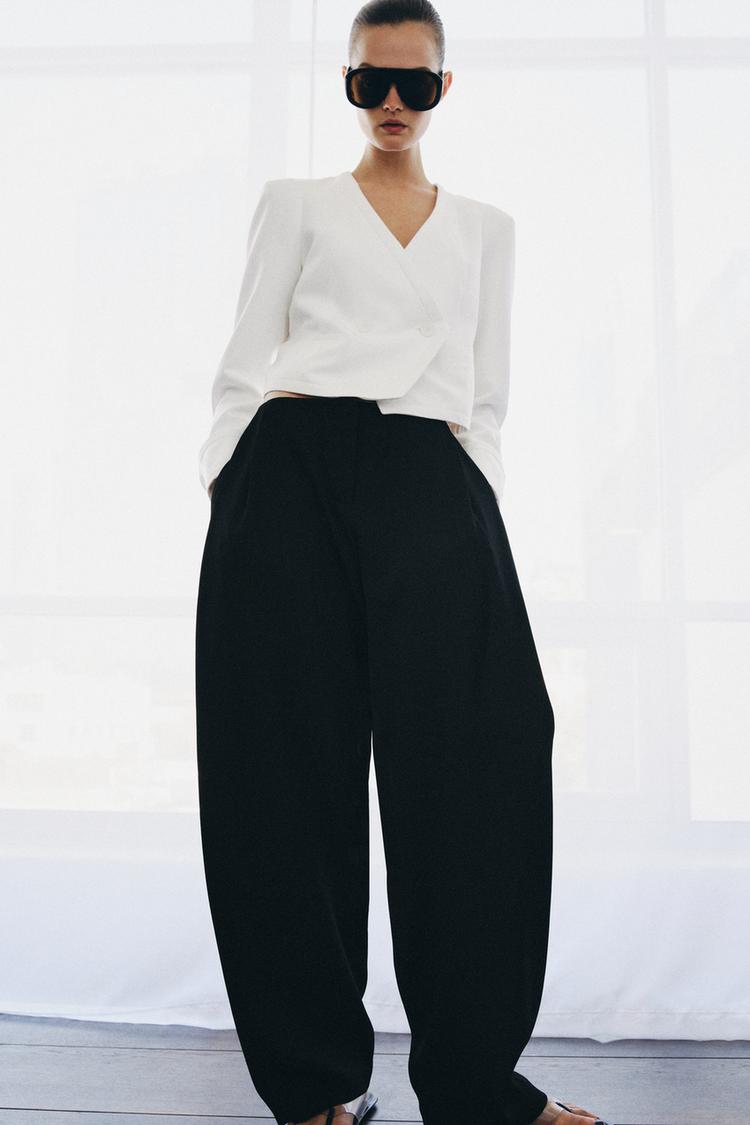 ZW COLLECTION WIDE LEG PLEATED PANTS