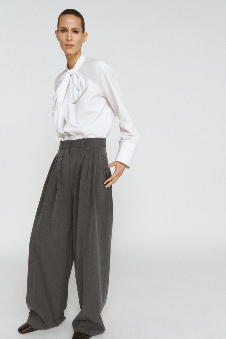 PLEATED PANTS ZW COLLECTION - Zara product image