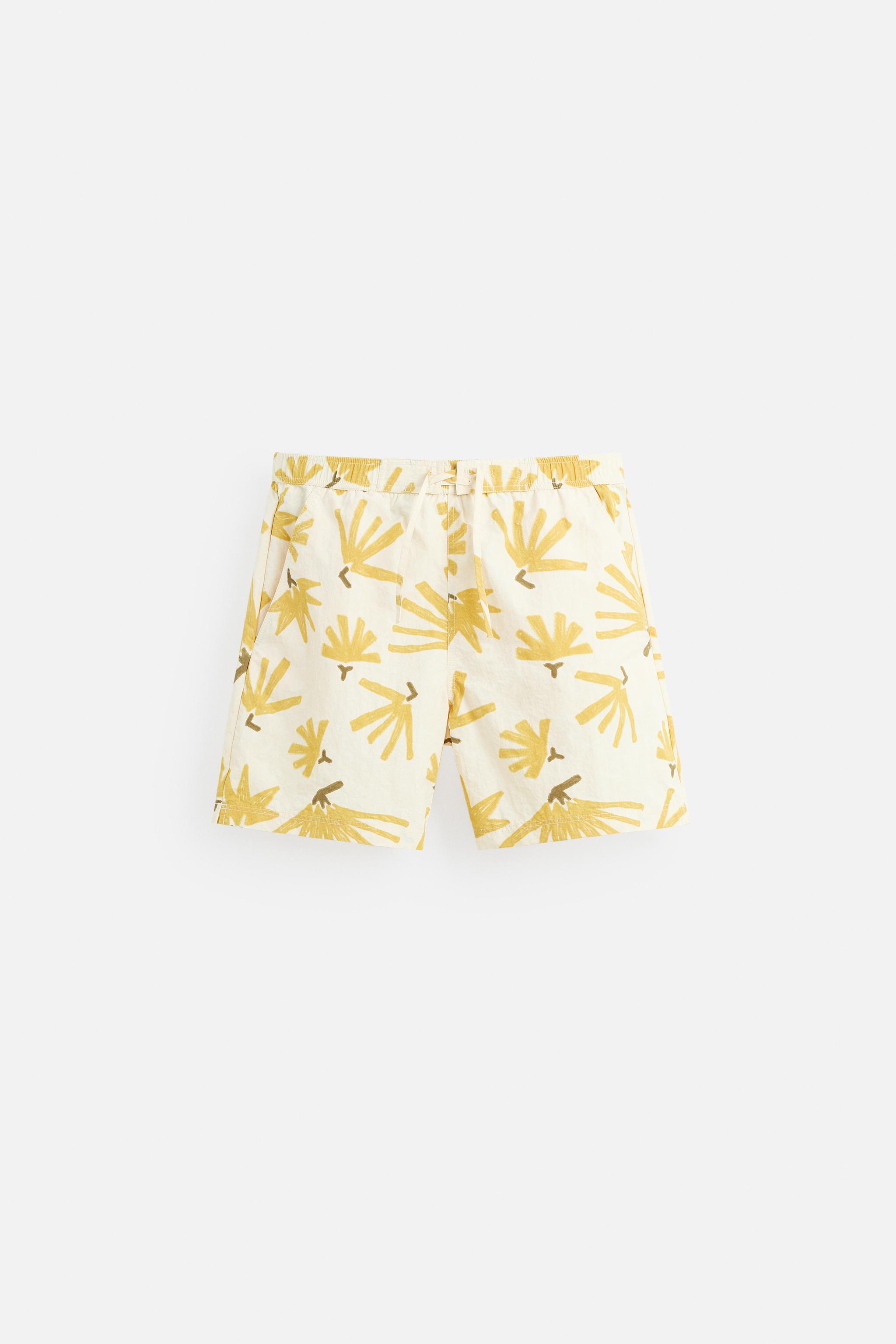 MAILLOT DE BAIN LONG À IMPRIMÉ FLORAL
