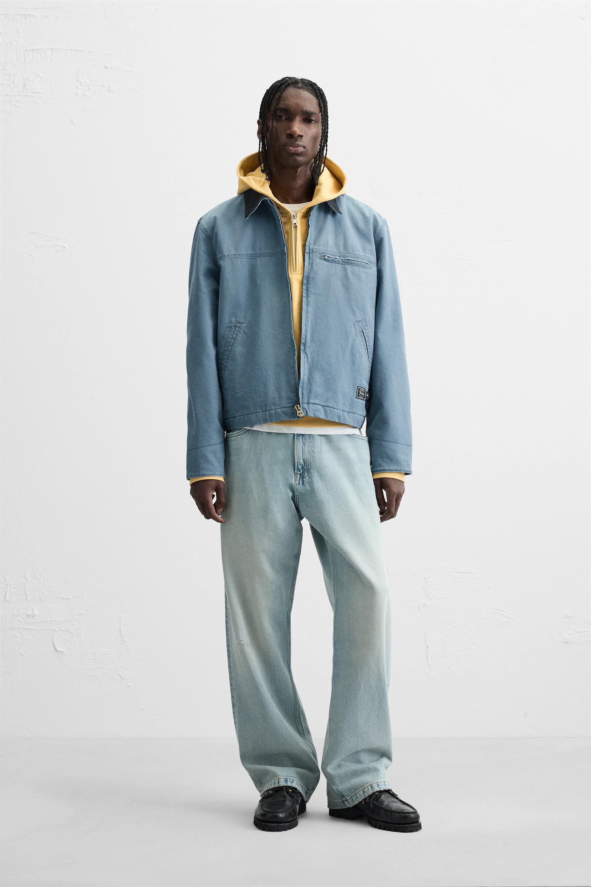 BLOUSON MATELASSÉ DÉLAVÉ