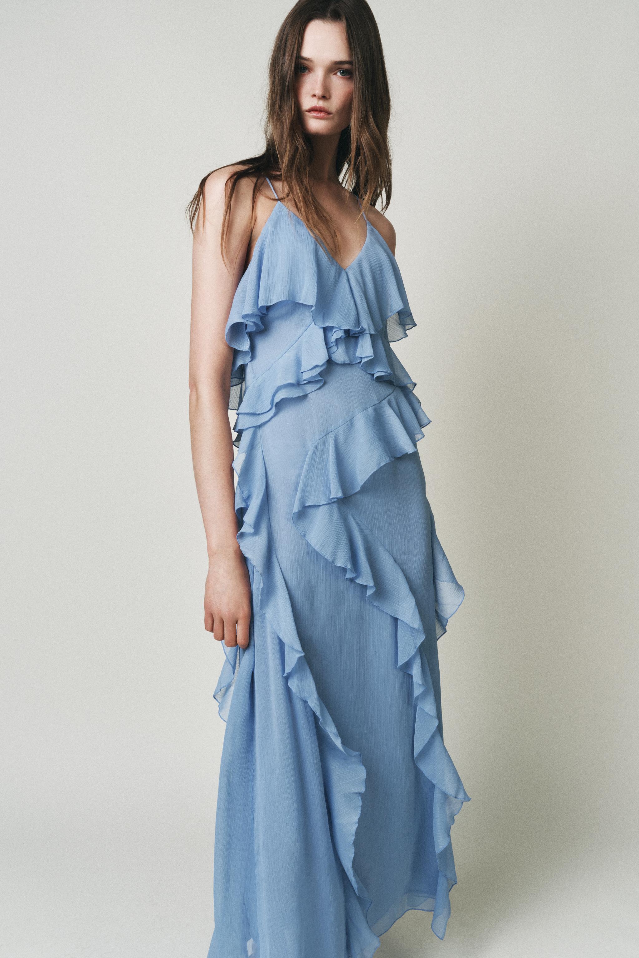 RUFFLED DRESS ZW COLLECTION