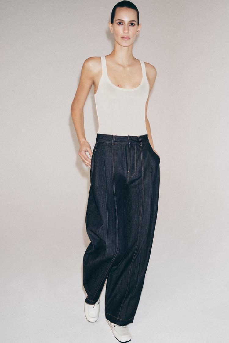 FINE KNIT SLEEVELESS TOP - Zara product image