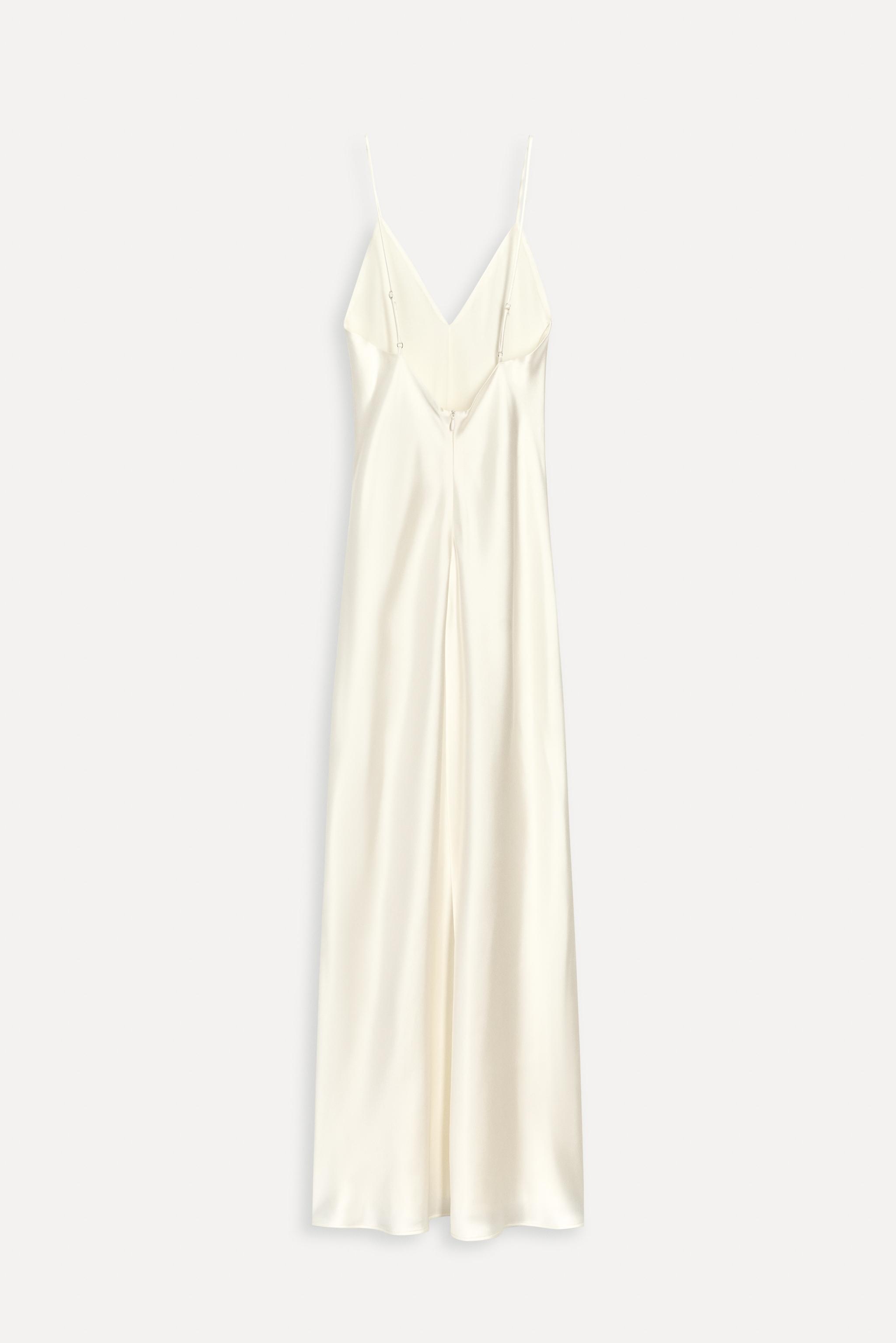 ROBE MI-LONGUE SATINÉE 50E ANNIVERSAIRE