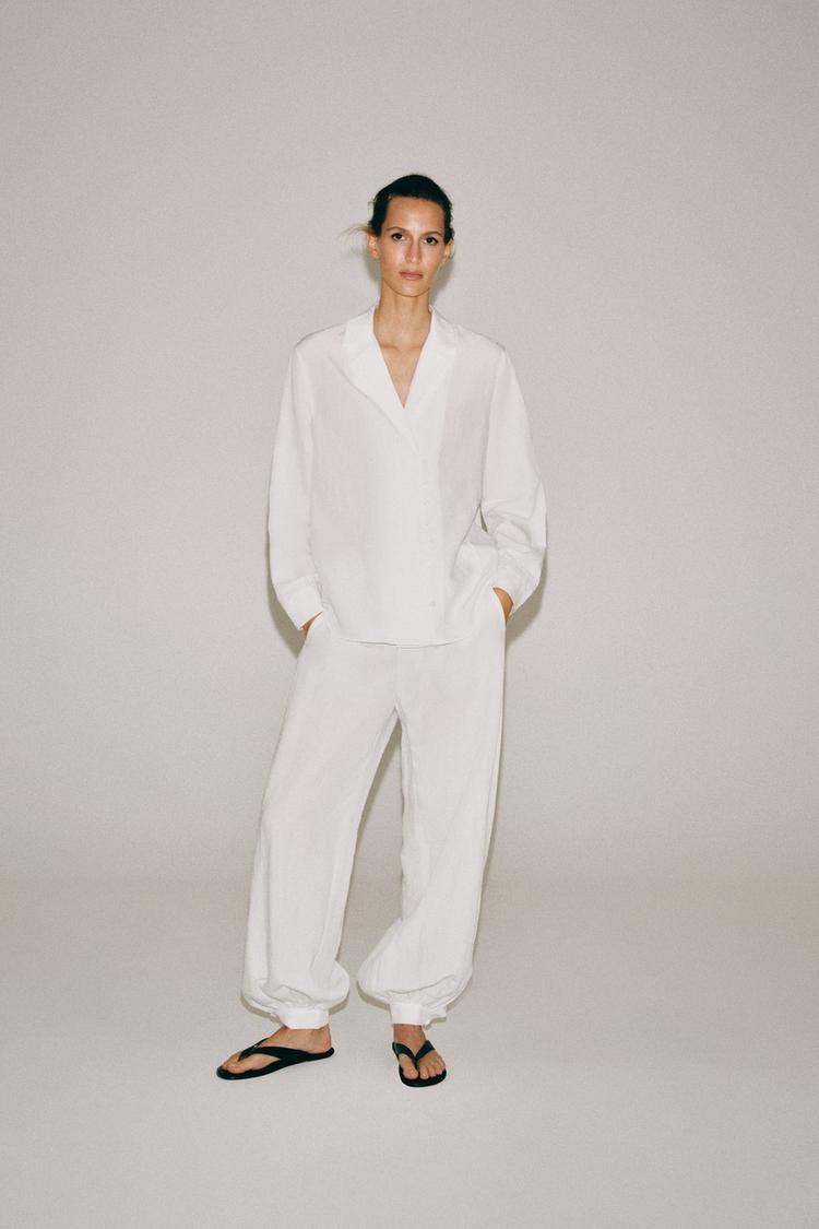 ZW COLLECTION BUTTON-UP SHIRT - Zara product image
