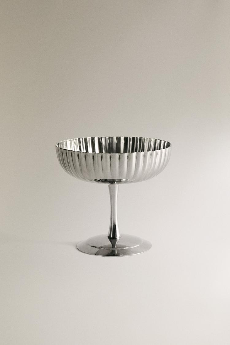SCALLOPED METAL GLASS - Zara product image