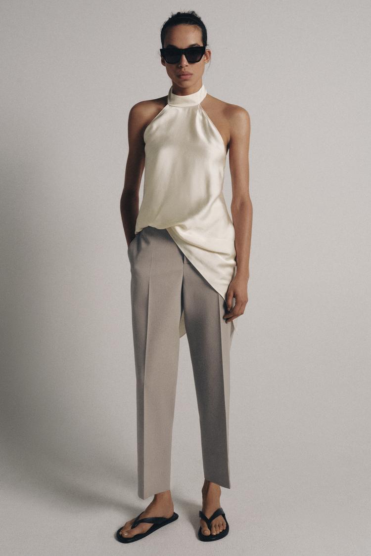 ZW COLLECTION CROPPED PANTS - Zara product image