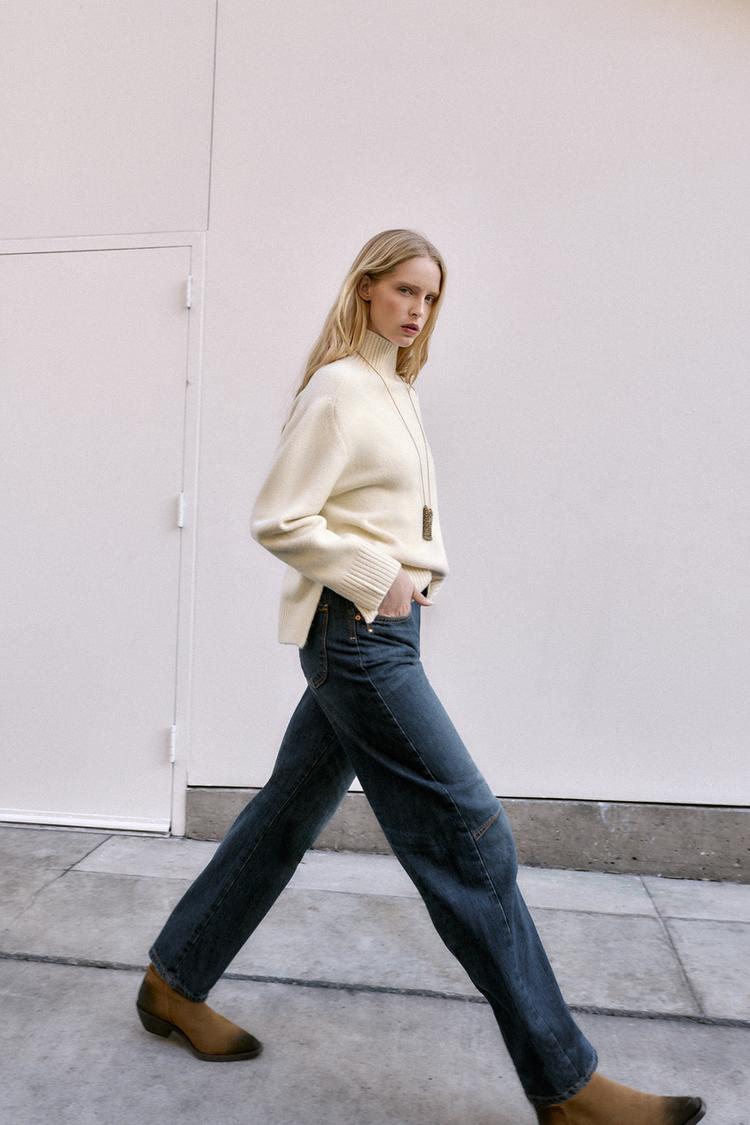 Z1975 MID-RISE BALLOON FIT JEANS - Zara product image