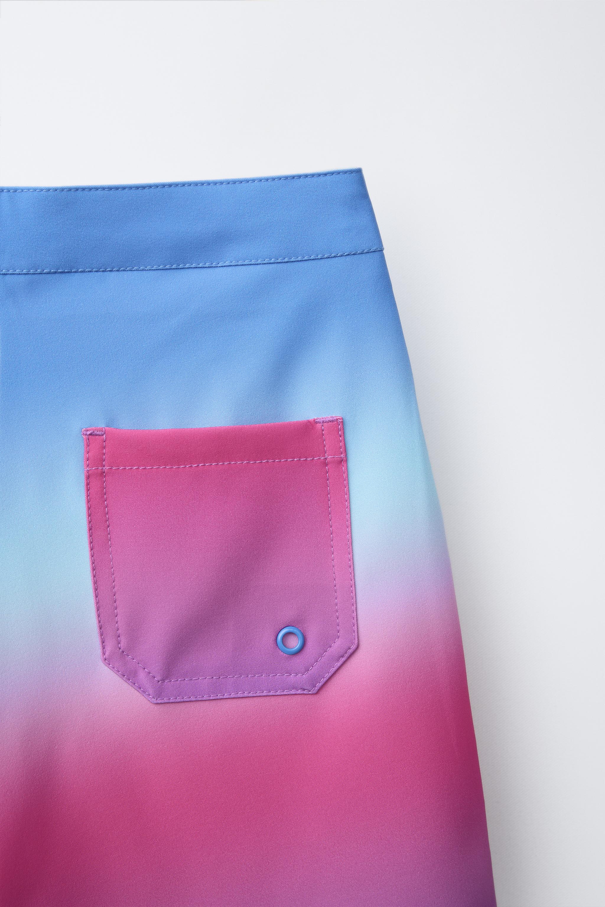 6-14 YEARS/ TIE-DYE SWIM SHORTS