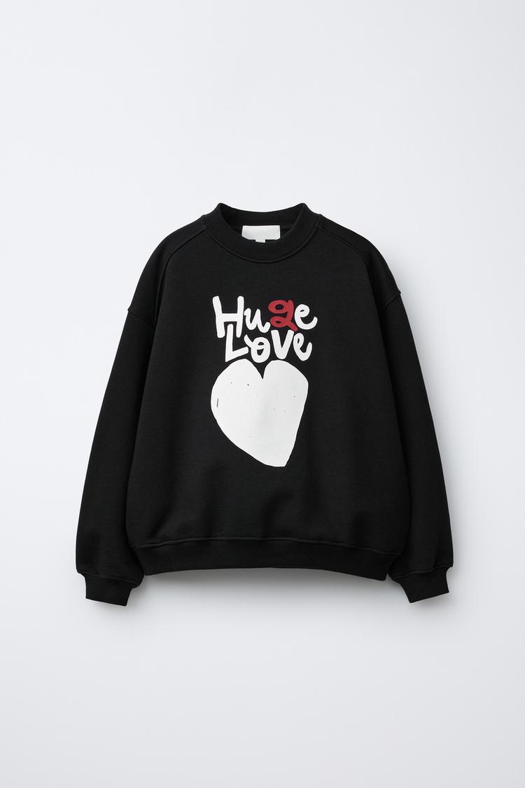 HEART SWEATSHIRT - Zara product image
