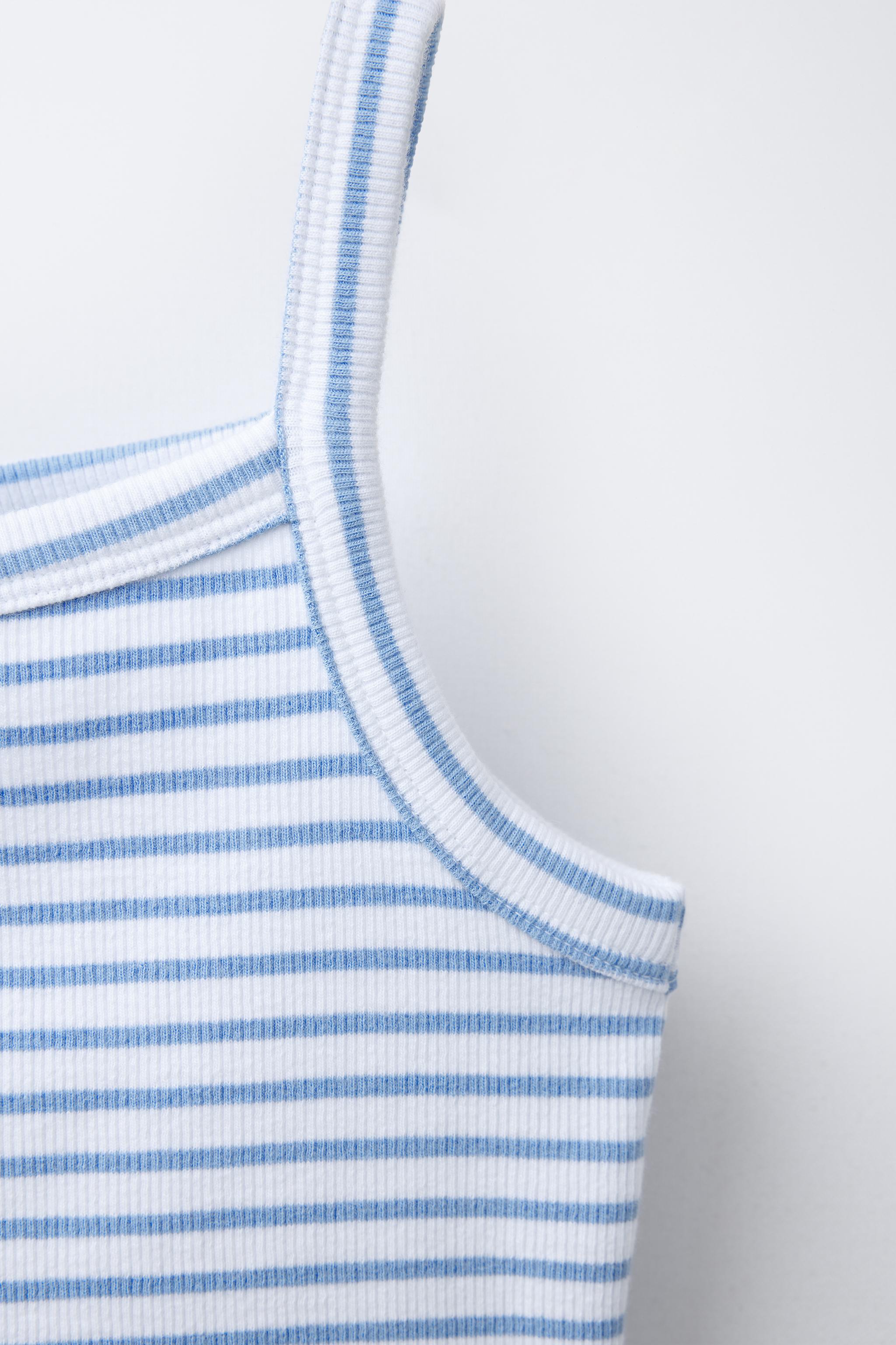 STRIPED RIB TOP