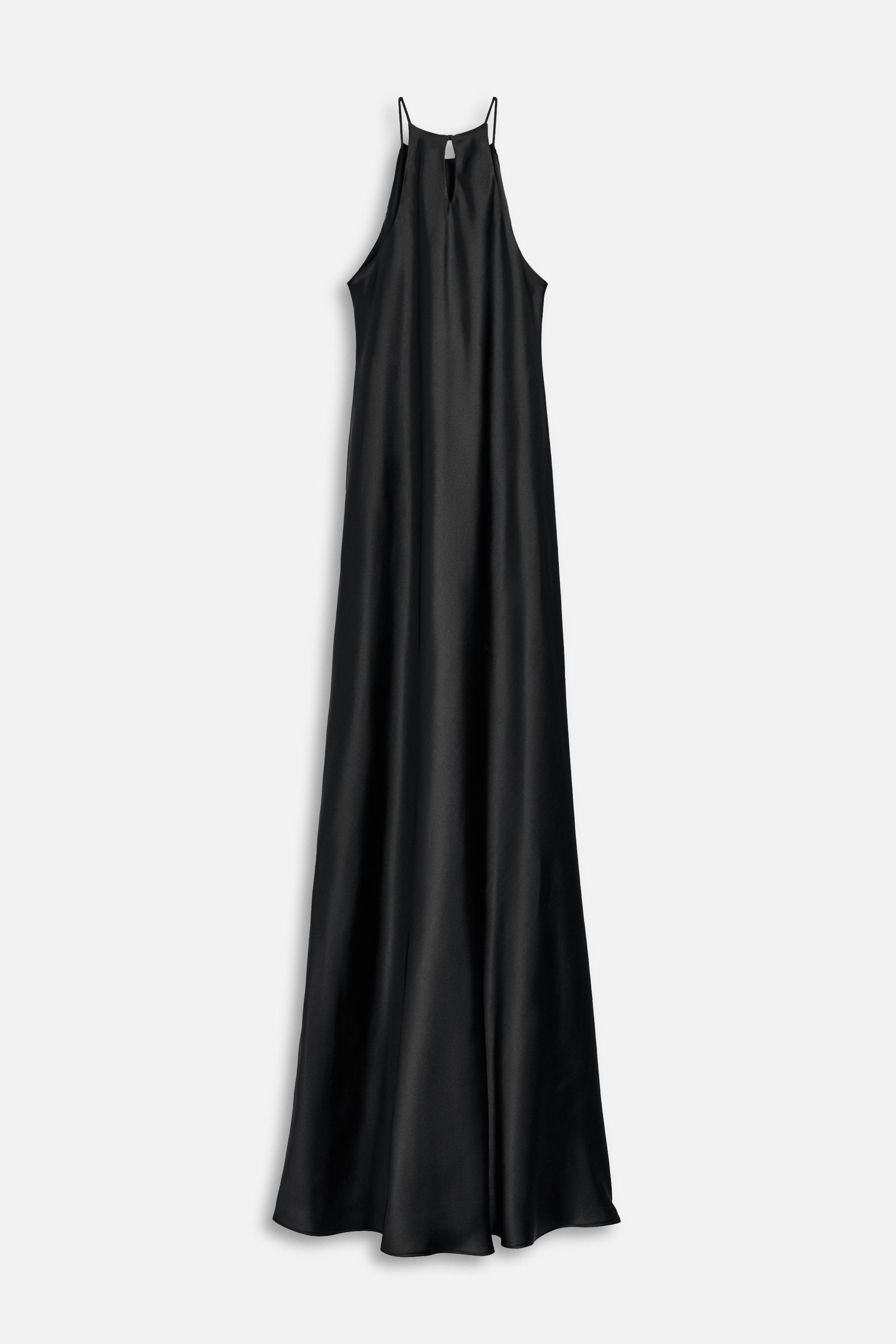 ROBE MI-LONGUE SATINÉE 50E ANNIVERSAIRE