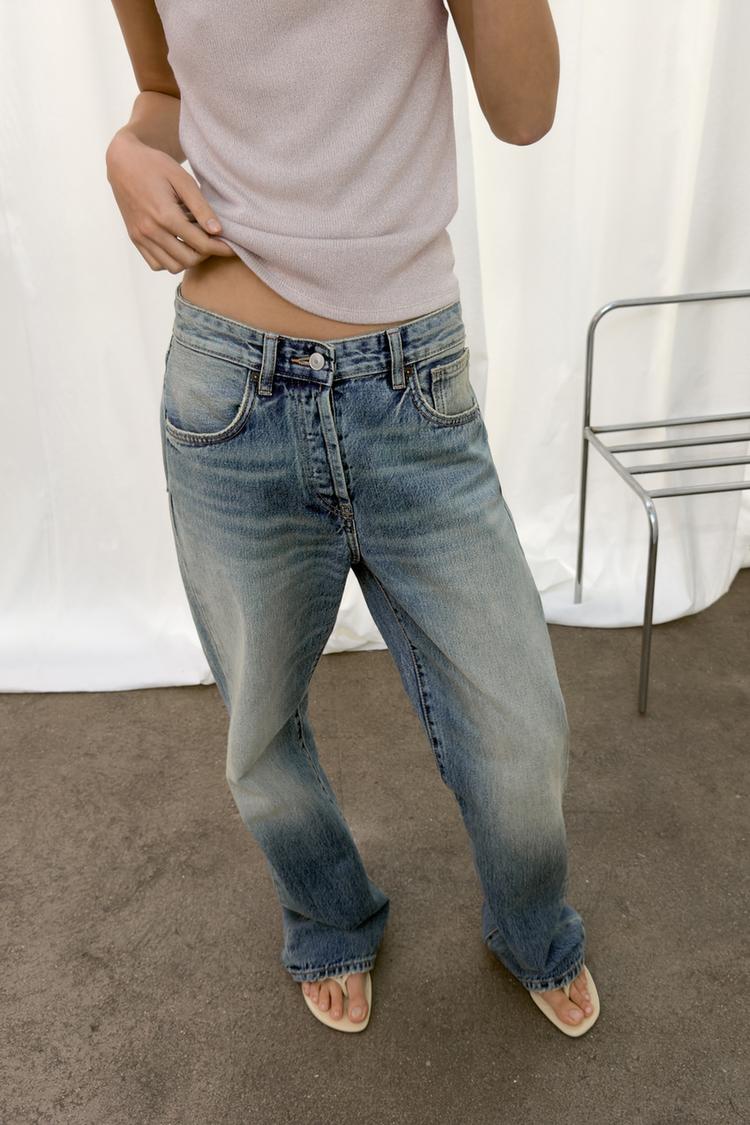 TRF MID-RISE BOYFRIEND JEANS - Zara product image