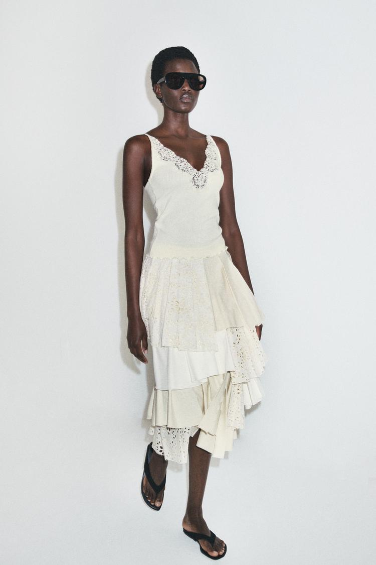 LACE RIB TOP - Zara product image