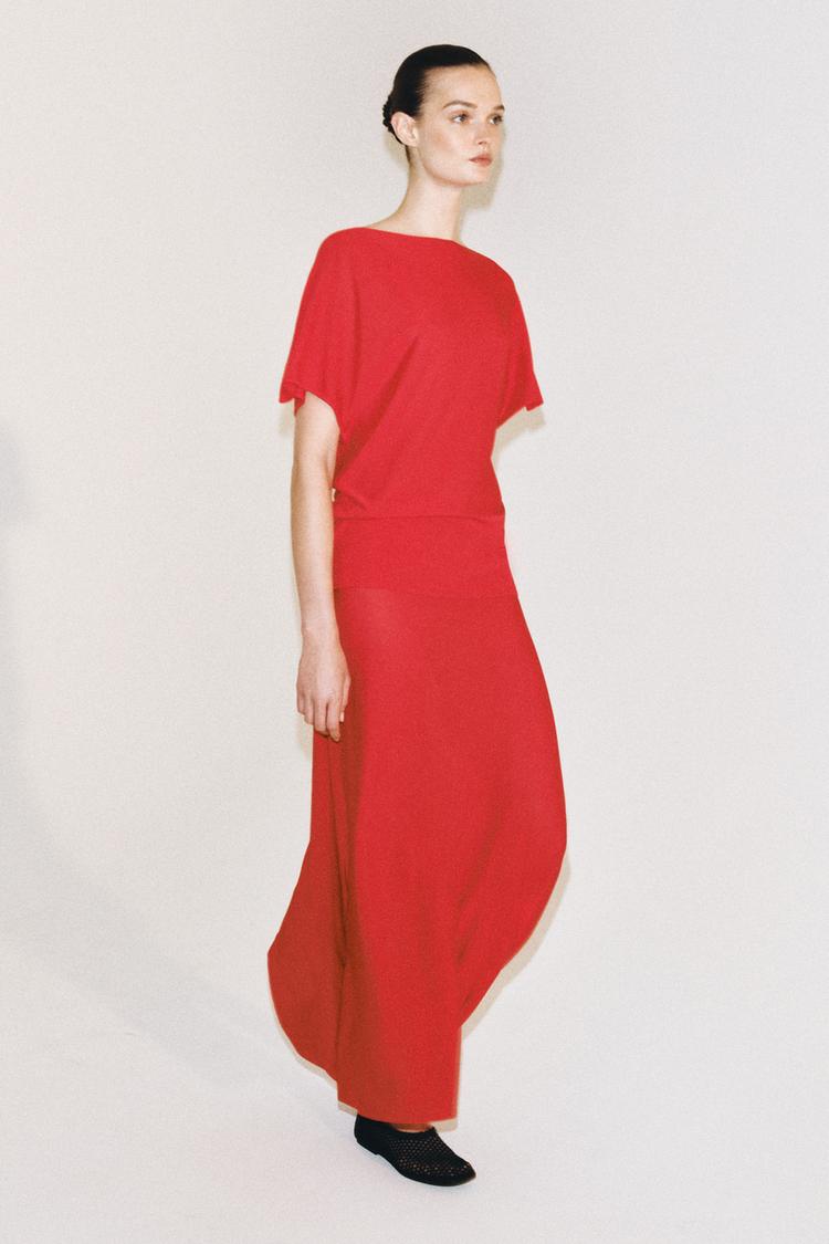 BOAT NECK KNIT TOP - Zara product image
