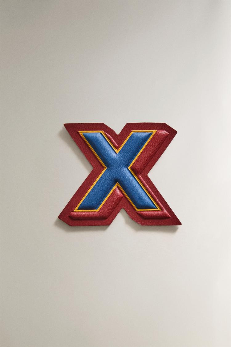 LEATHER LETTER A PATCH
