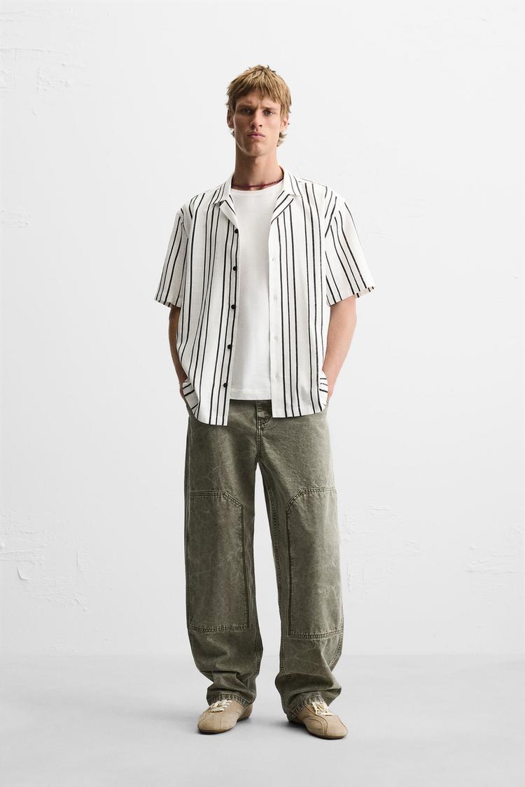 FLOWY STRIPED SHIRT - Zara product image