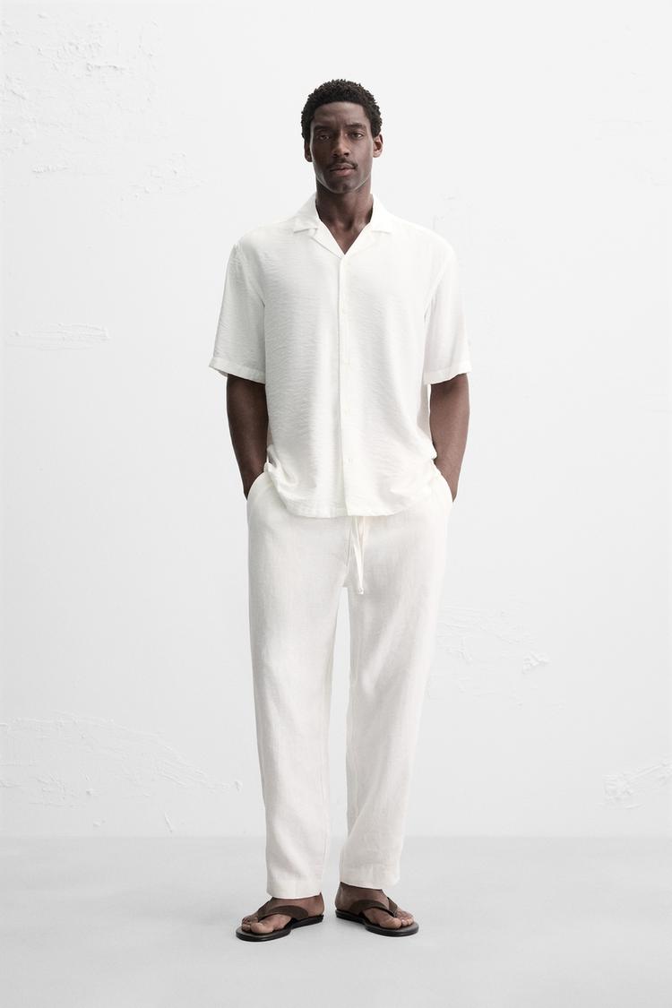 RELAXED FIT FLOWY SHIRT - Zara product image