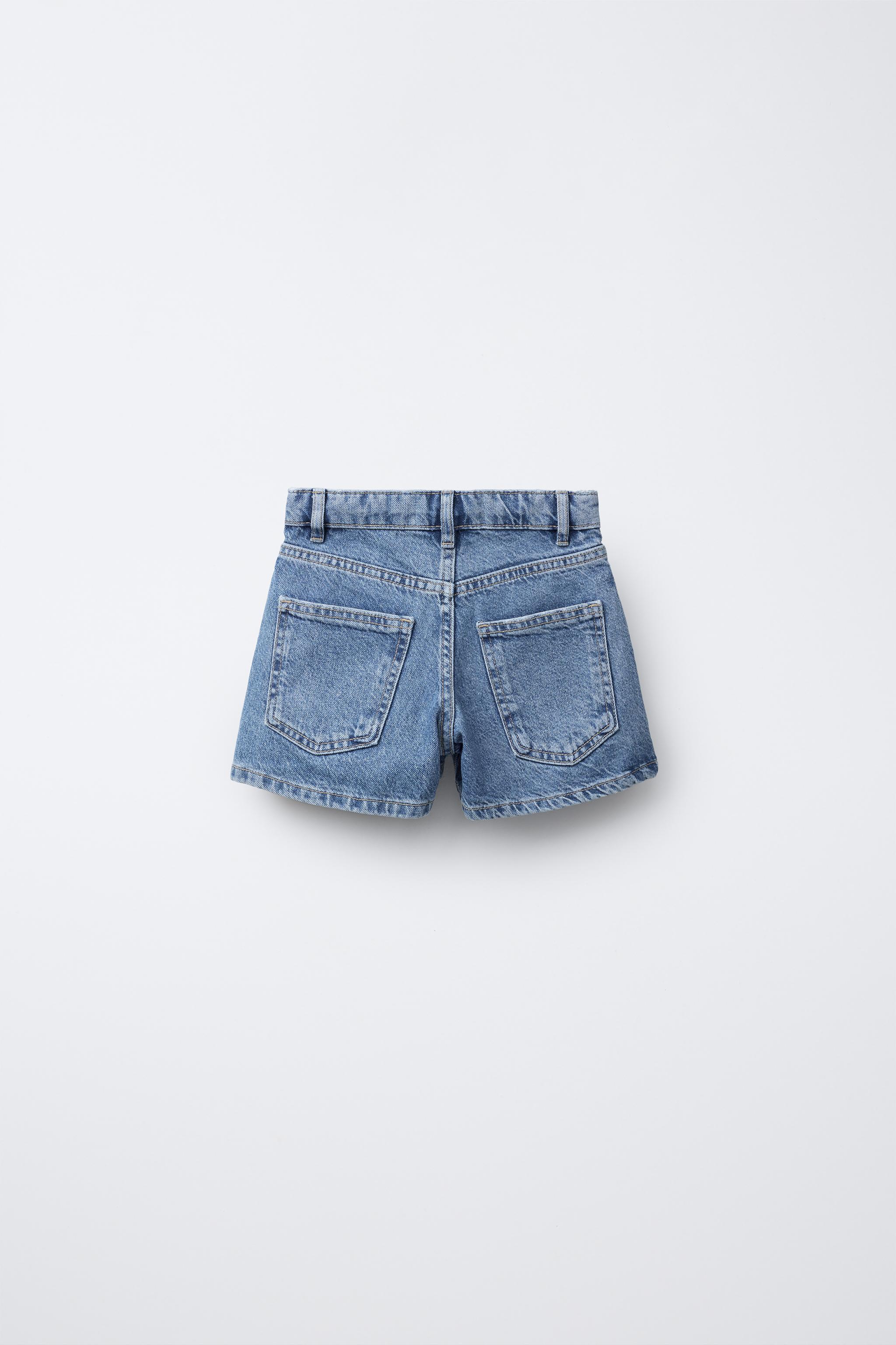 JUPE-SHORT EN JEAN À ÉTOILES