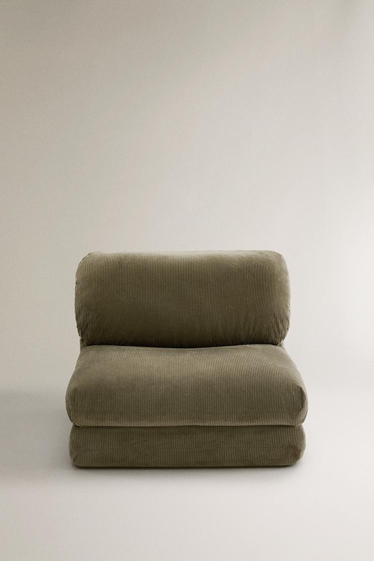 CORDUROY FOLDING LOUNGE CHAIR - Zara product image