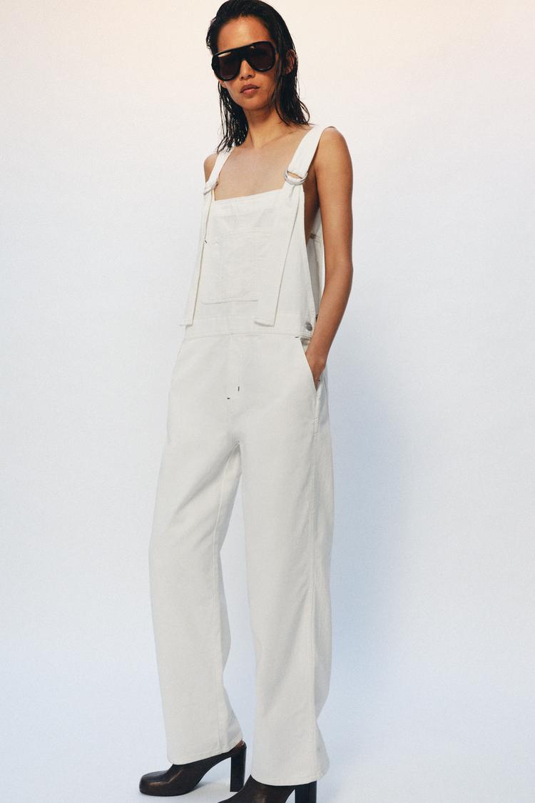 ZW COLLECTION DENIM JUMPSUIT - Zara product image