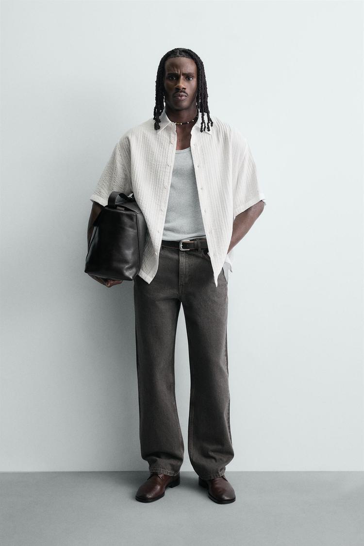 TEXTURED FLOWY SHIRT - Zara product image