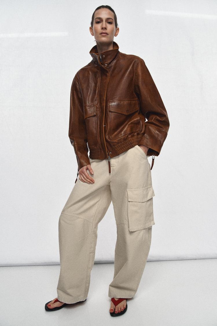 ZW COLLECTION CARGO PANTS - Zara product image