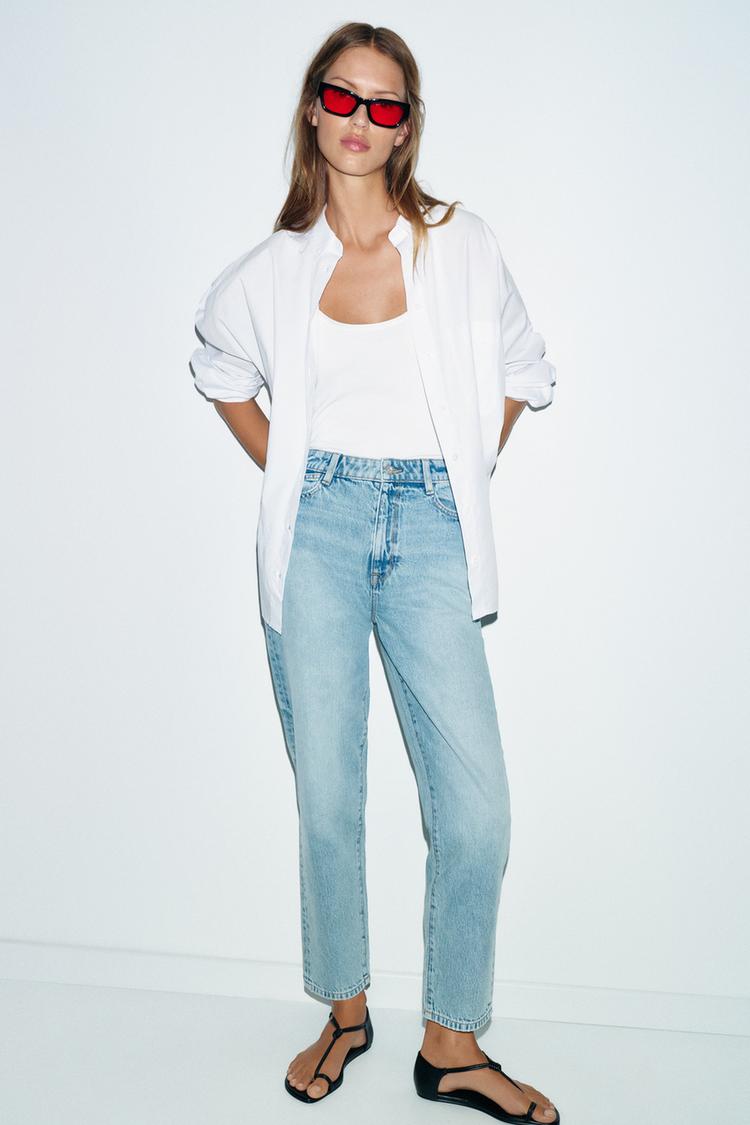 Z1975 HIGH-WAIST MOM FIT JEANS - Zara product image
