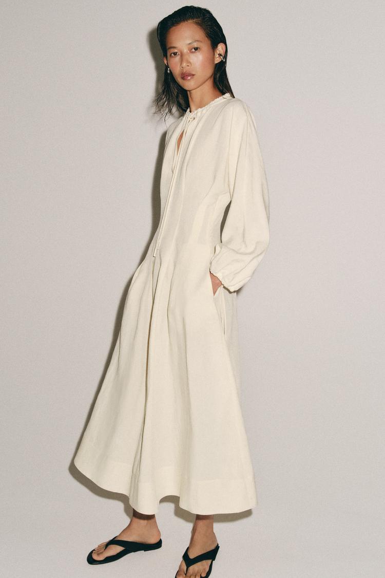 ZW COLLECTION FITTED WAIST DRESS - Zara product image