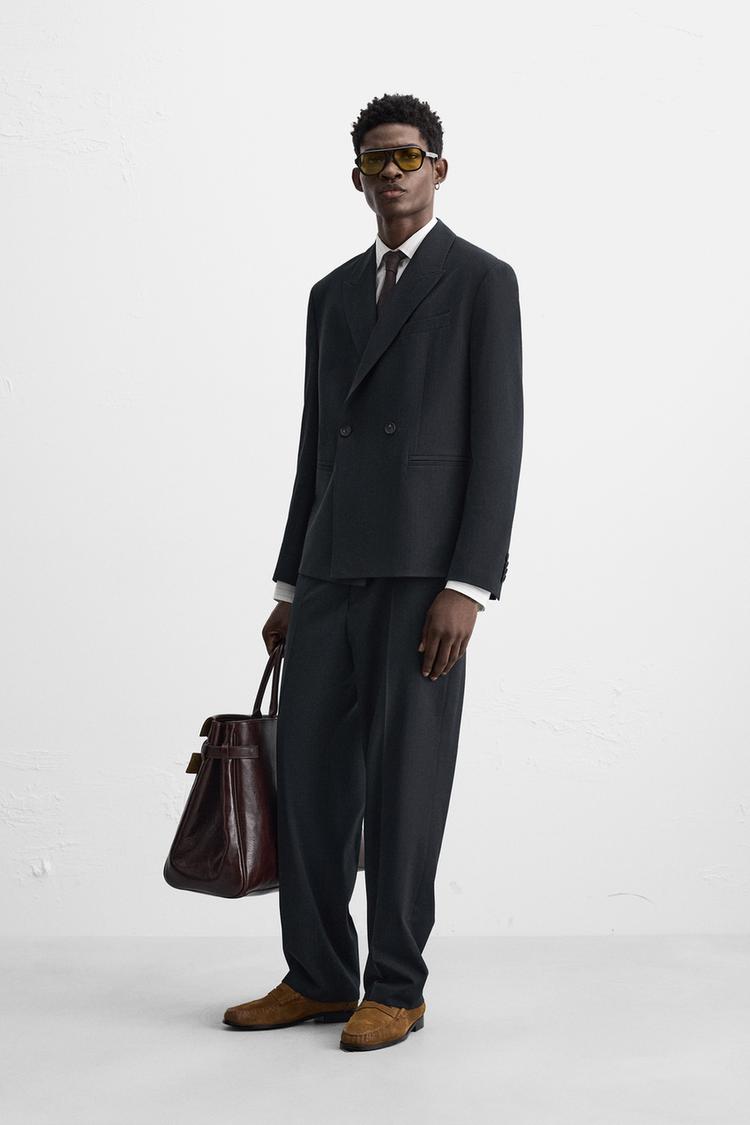 PINSTRIPE SUIT PANTS