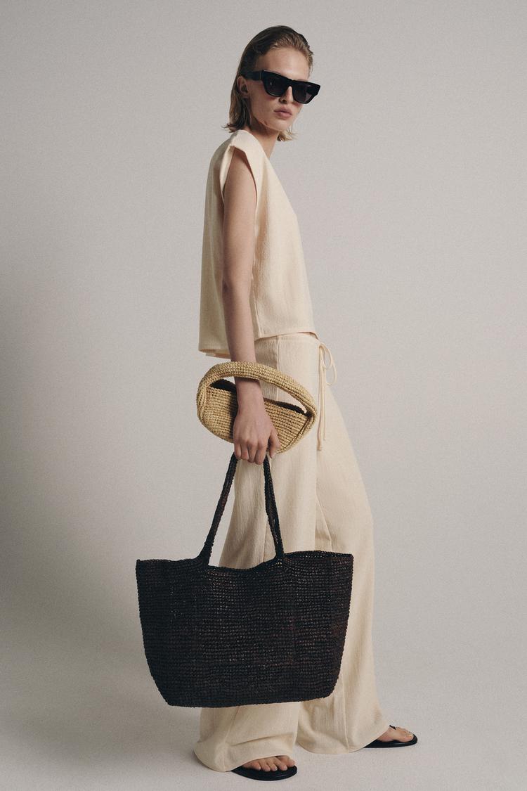 RAFFIA HANDBAG - Zara product image
