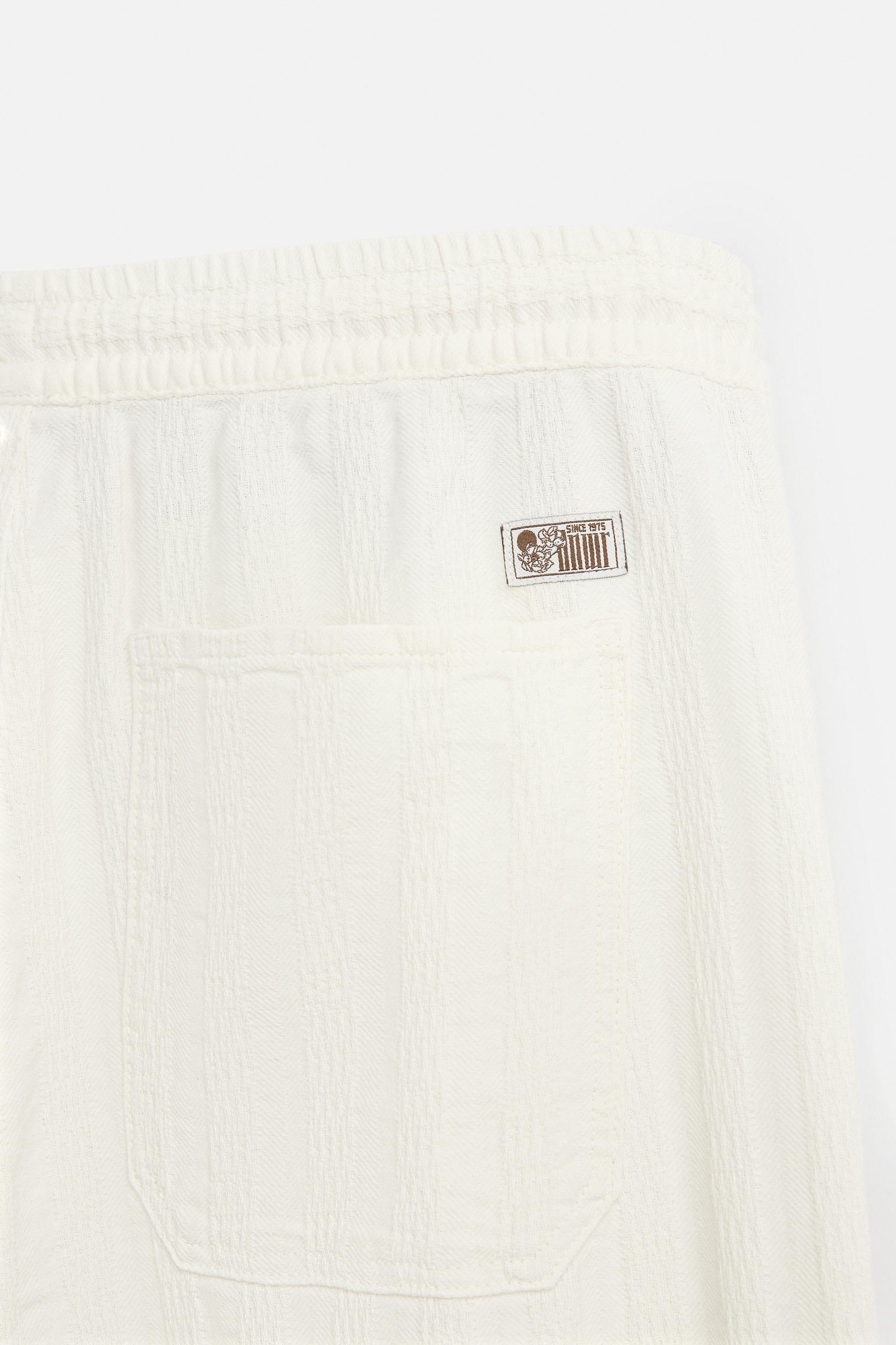 JACQUARD STRIPED PANTS