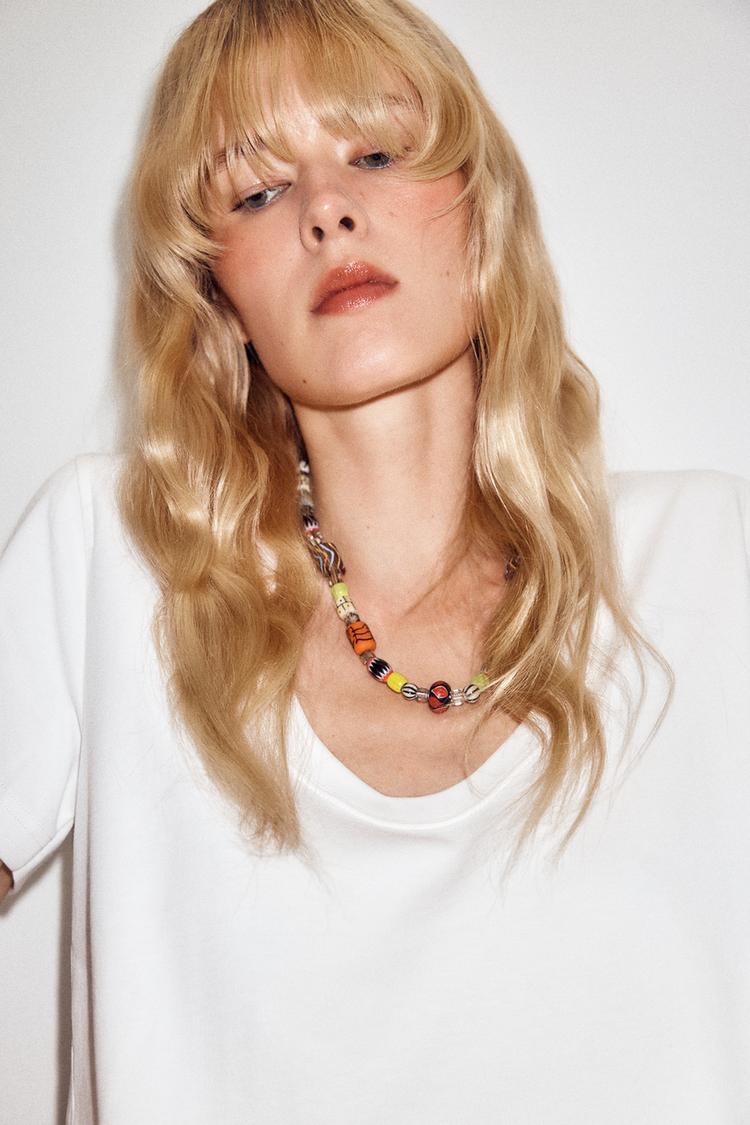 CERAMIC PIECES NECKLACE - Zara product image
