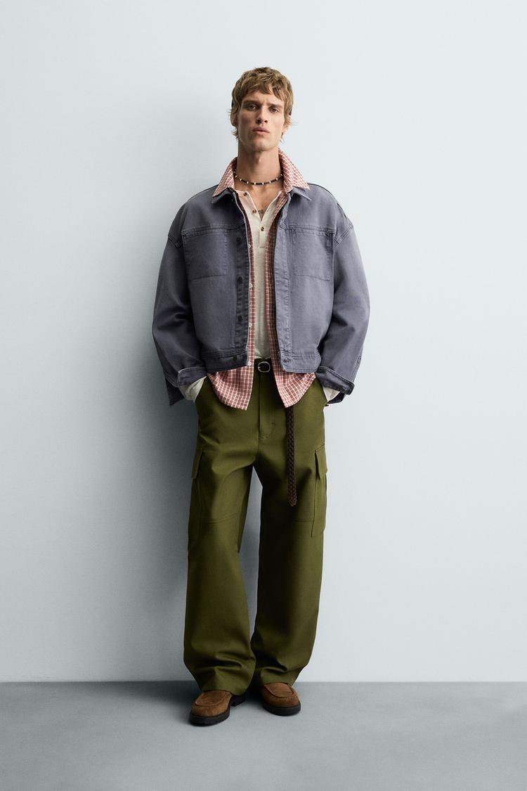 WASHED BOXY FIT JACKET