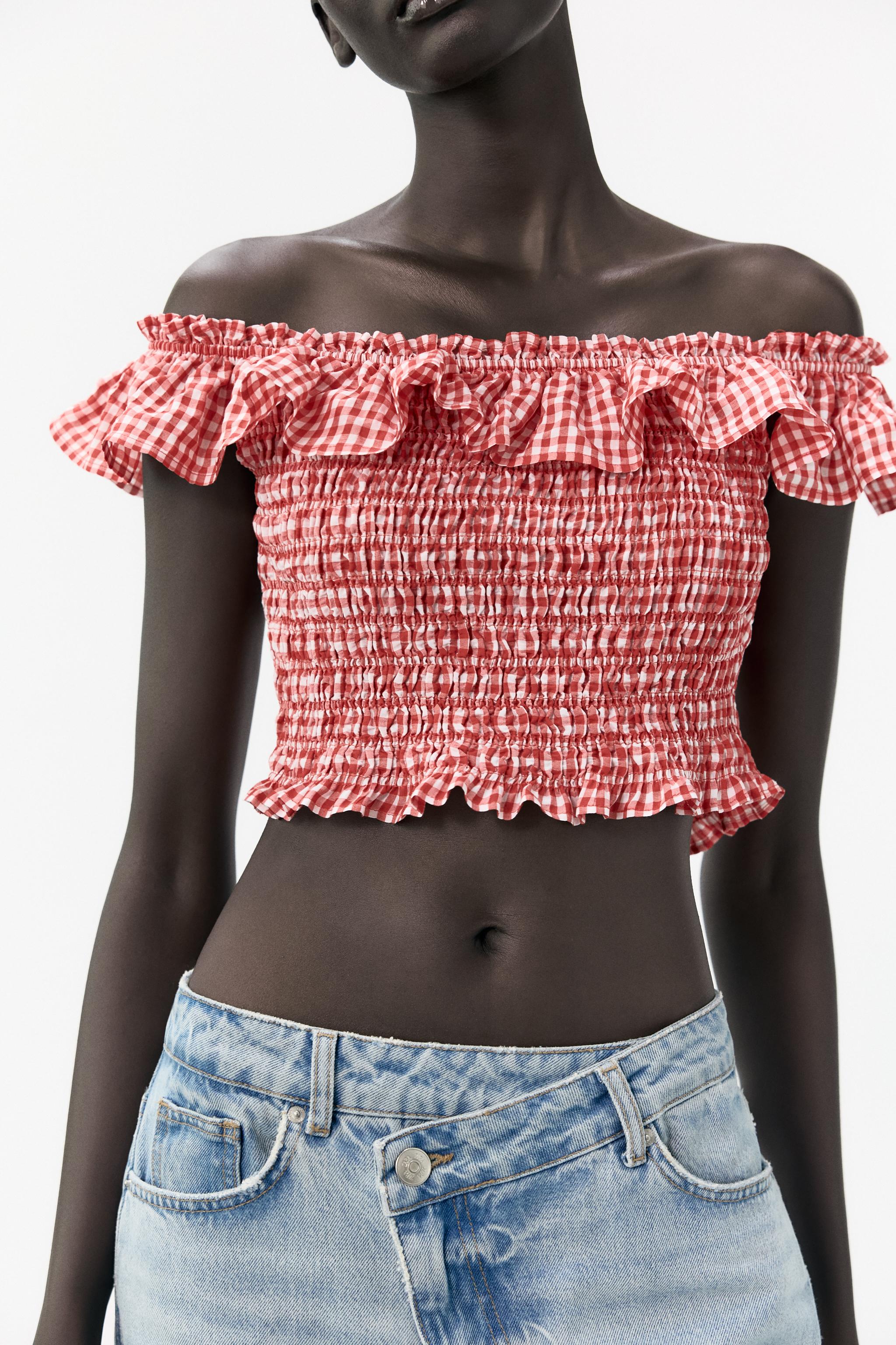 GINGHAM TOP