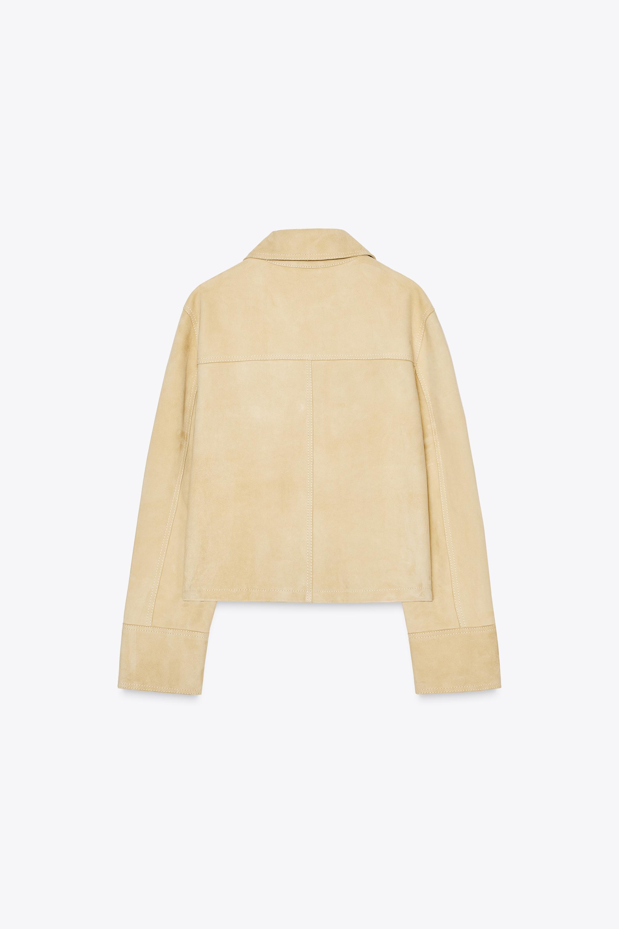 VESTE EN CUIR DAIM 100 % ZW COLLECTION LIMITED EDITION