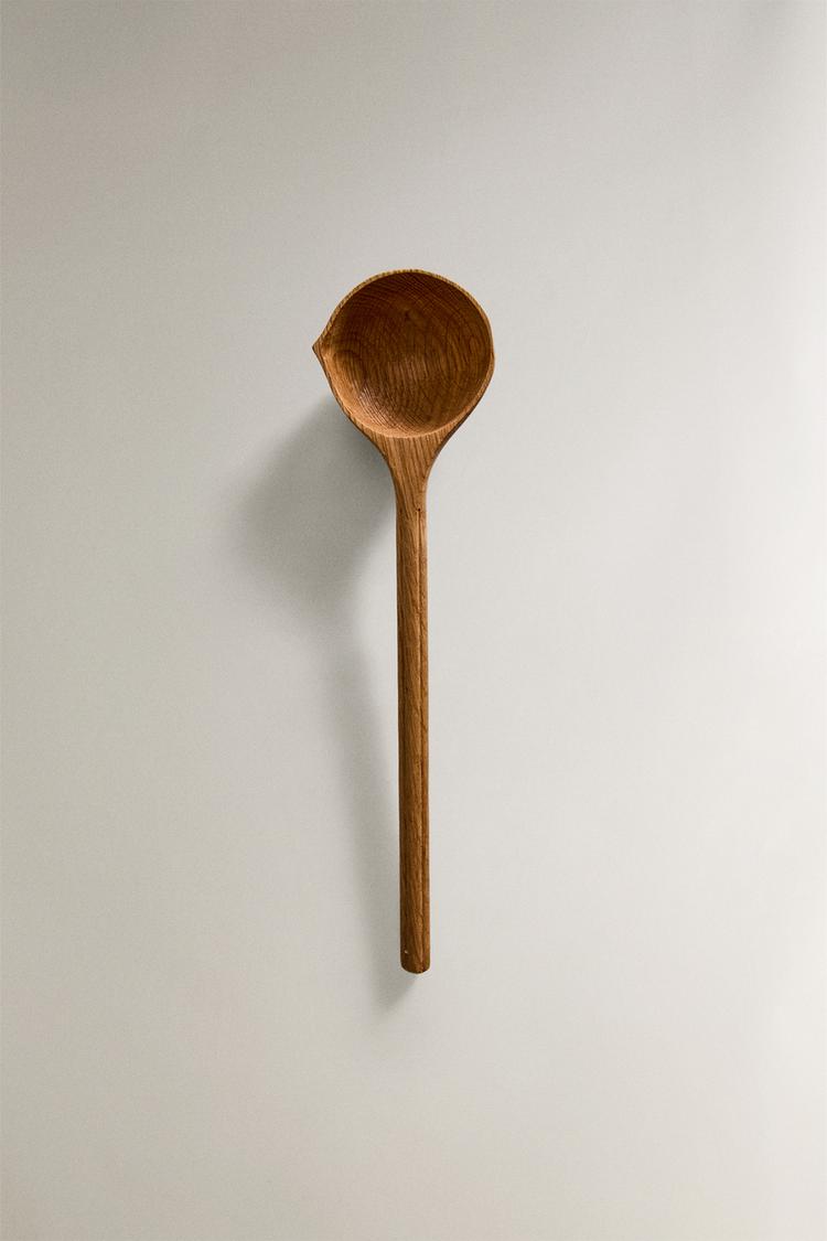 OAK WOOD LADLE