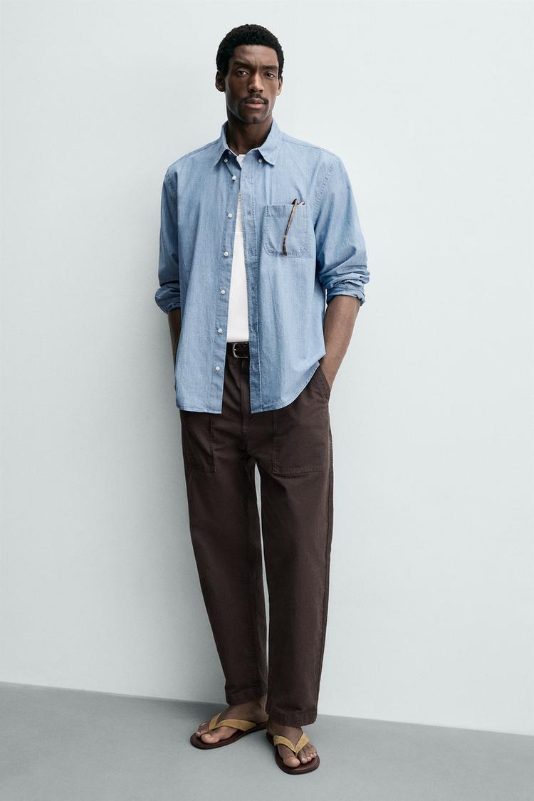 LEATHER STRAP SANDALS - Zara product image