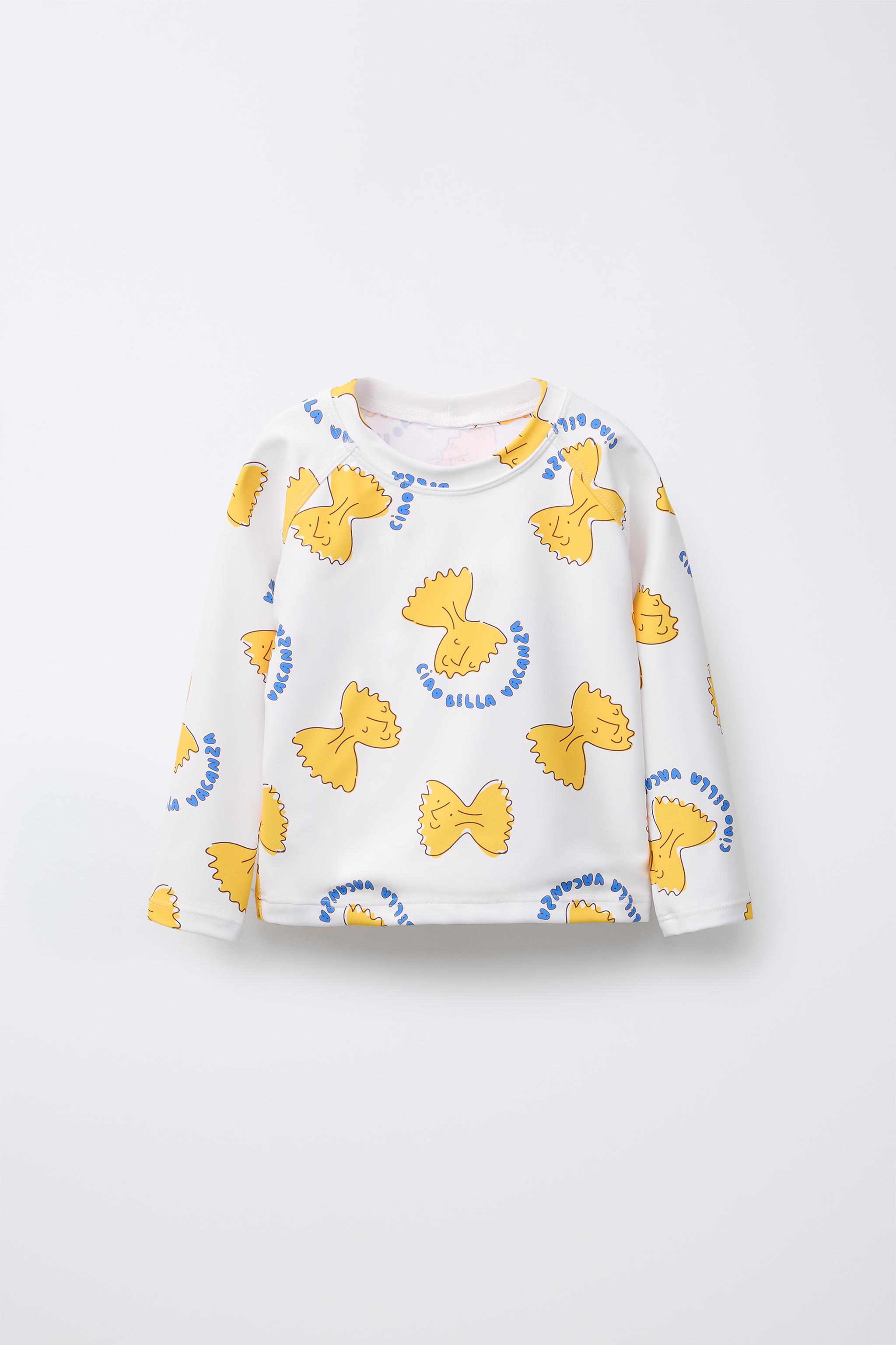 2-6 YEARS/ PRINTED RASH GUARD