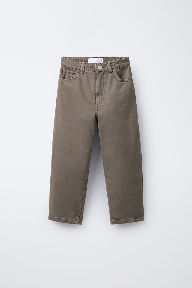 RELAXED BAGGY TWILL PANTS - Zara product image