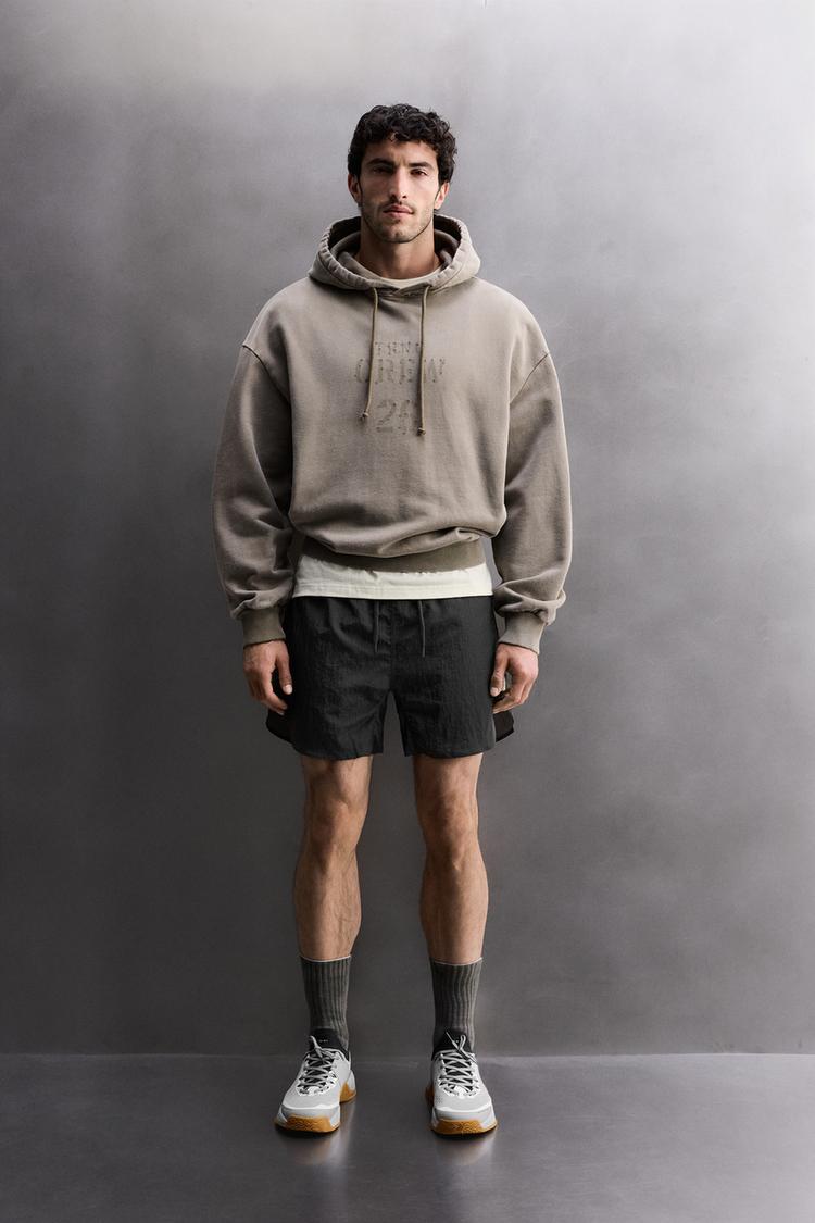 WASHED RELAXED FIT TRAINING SWEATSHIRT - Zara product image