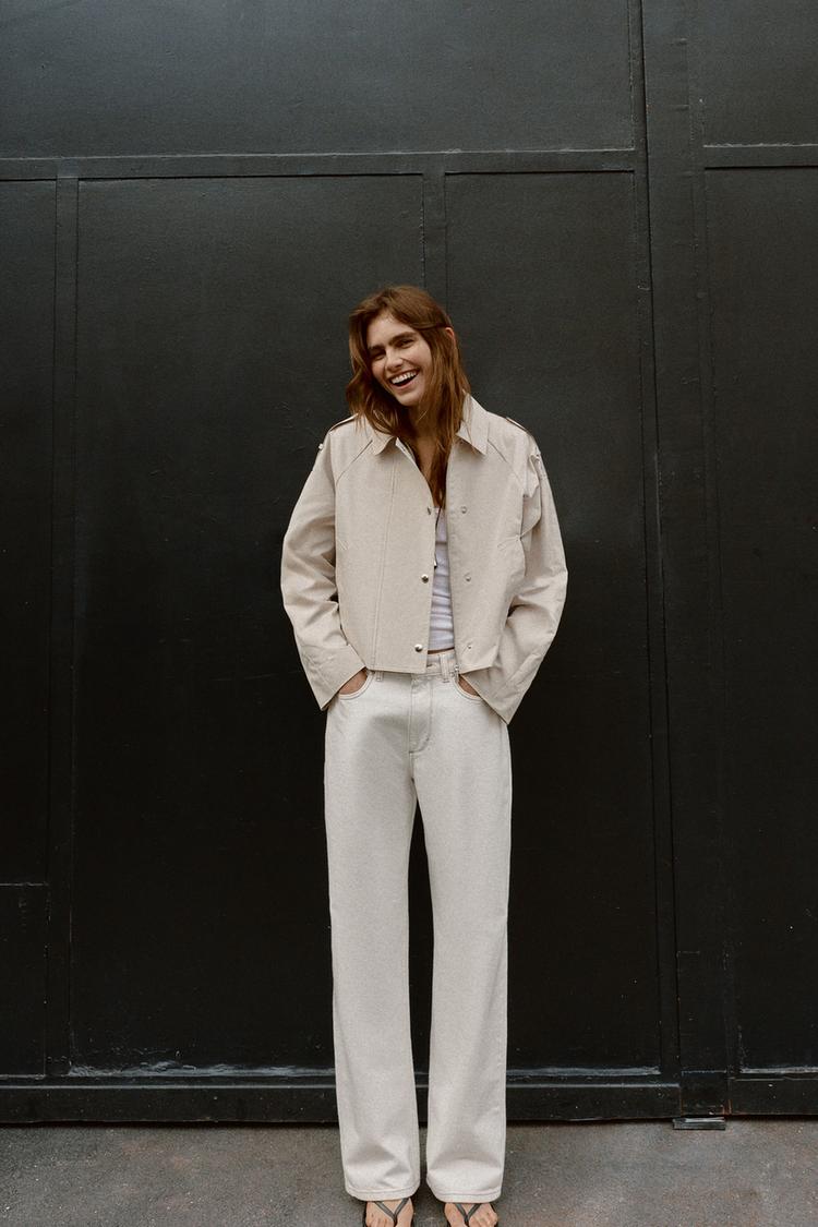 CROPPED DOUBLE BREASTED TRENCH - Zara product image
