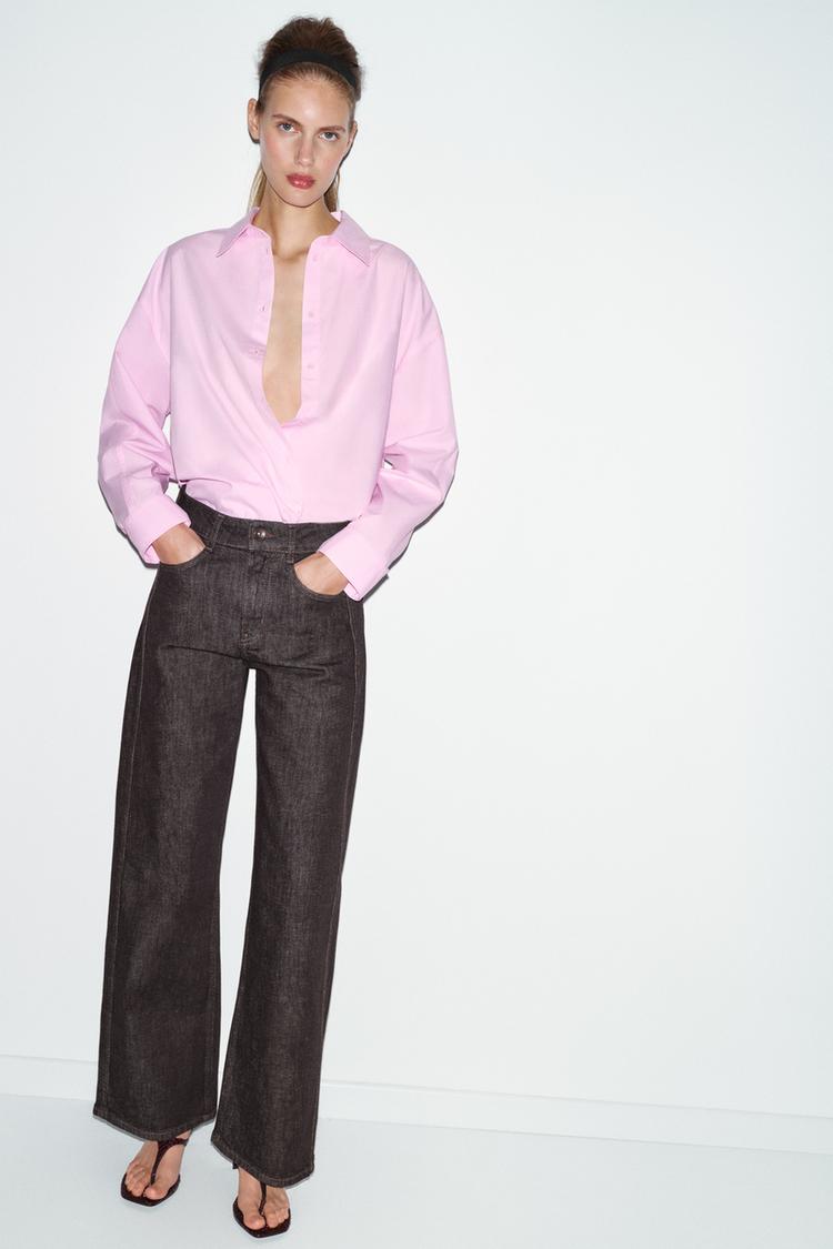 Z1975 LOOSE STRAIGHT LEG MID-RISE JEANS - Zara product image