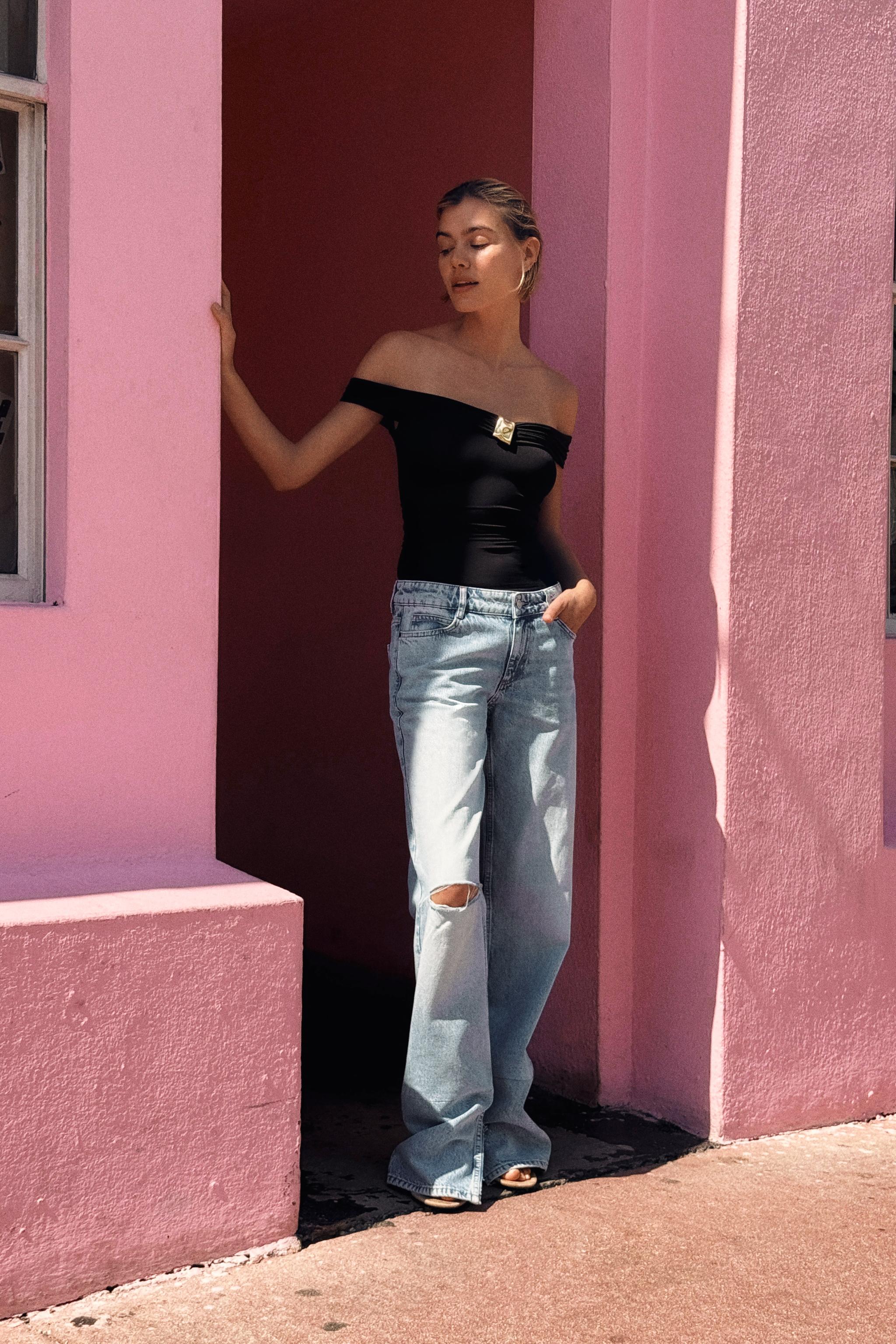Zara POLYAMIDE BODYCON DRESS | Square One