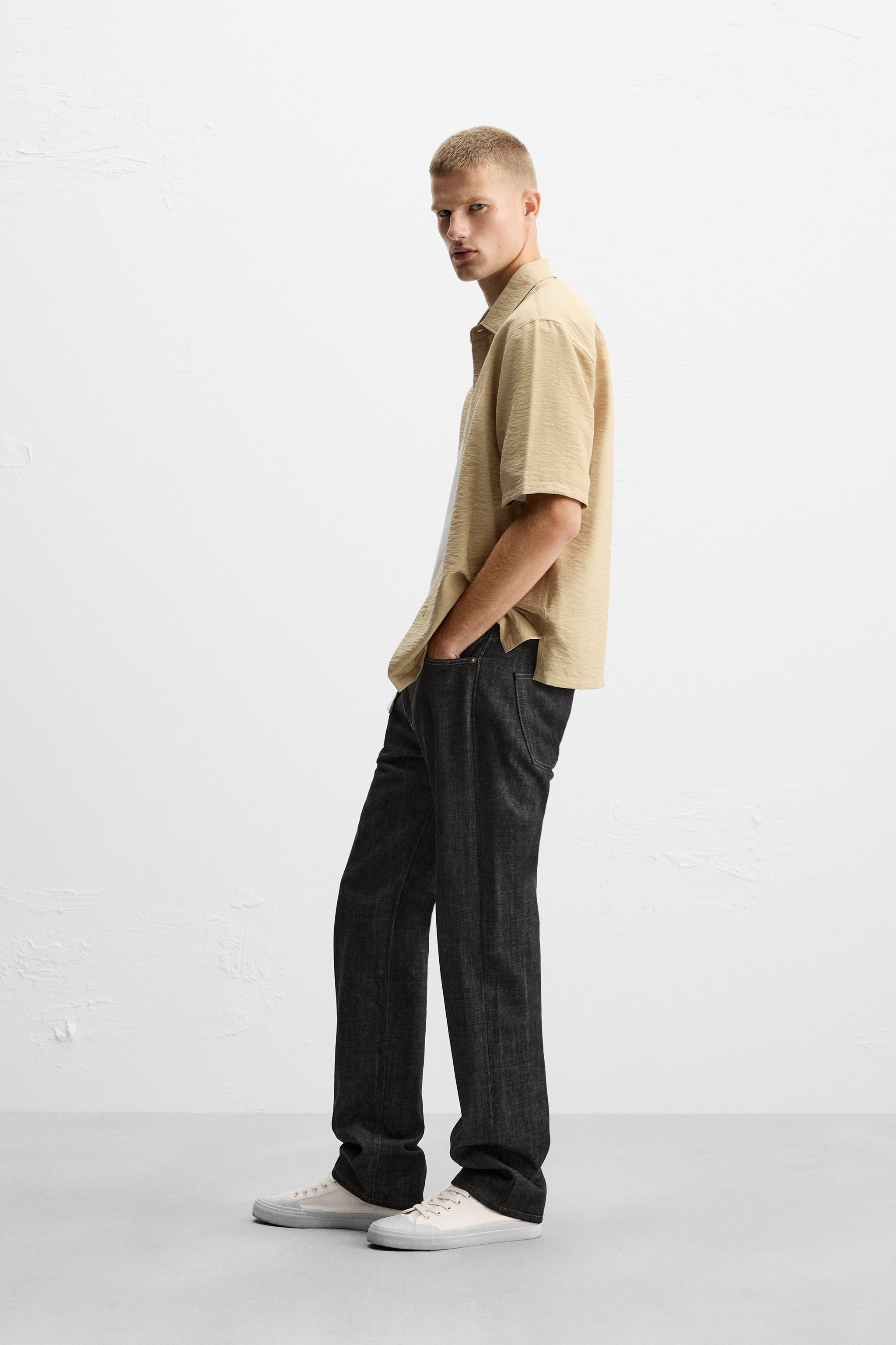 STRUCTURED VISCOSE BLEND SHIRT